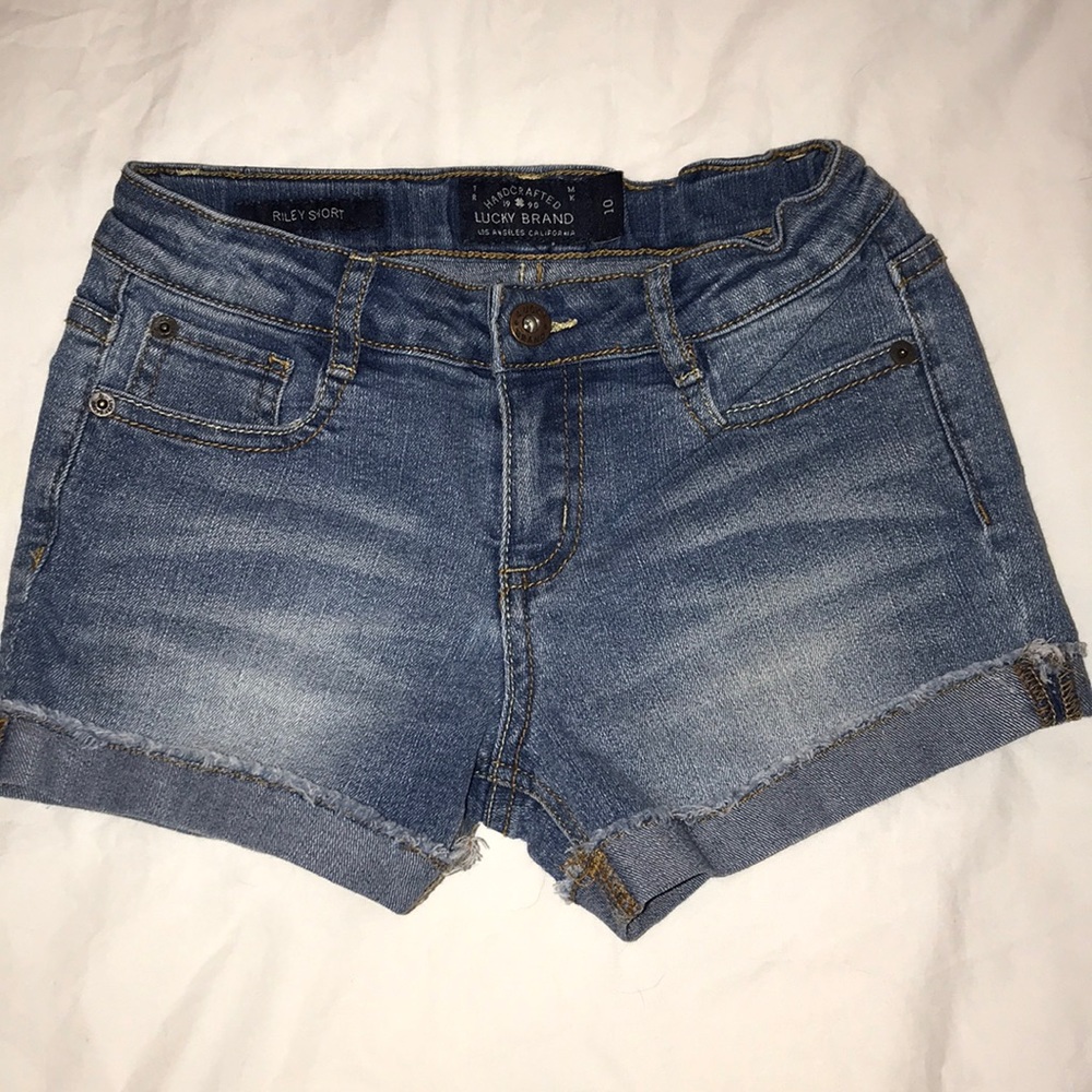 Lucky Brand Girls super cute jean stretch short
